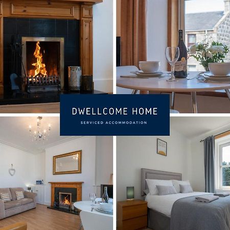 Dwellcome Home Ltd 1 Bed Apt, Half Mile To Union Street Yet Quiet, Free Parking, Fast Wifi, Ideal For Long Term Contractor, Etc Stays, Fully Equipped Kitchen, Regular Housekeeping Option - See Our Site For Assurance Aberdeen Buitenkant foto