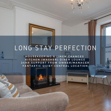 Dwellcome Home Ltd 1 Bed Apt, Half Mile To Union Street Yet Quiet, Free Parking, Fast Wifi, Ideal For Long Term Contractor, Etc Stays, Fully Equipped Kitchen, Regular Housekeeping Option - See Our Site For Assurance Aberdeen Buitenkant foto